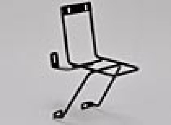 画像2: センタン工業 ワイヤーバスケット STB220 ブラック ステー付き (2)