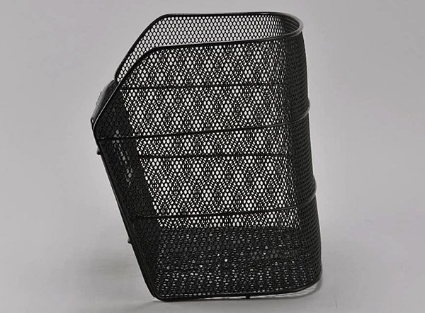 画像2: センタン工業 DXメッシュ頑丈前カゴ D-033 ブラック (2)