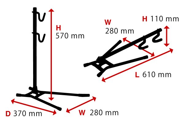 画像5: ミノウラ DS-520 リアフックスタンド (5)