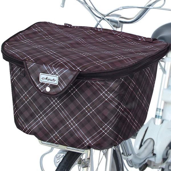 画像3: MARUTO マルト 2段式厚手チェックバスケットカバー フロント用 D-2FCH2400 (3)