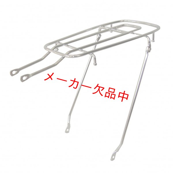 画像1: 昭和インダストリーズ　24インチ　高床用　シートピン止め　リアキャリア　クラス27　クロムメッキ　NP-27H 24 CP (1)