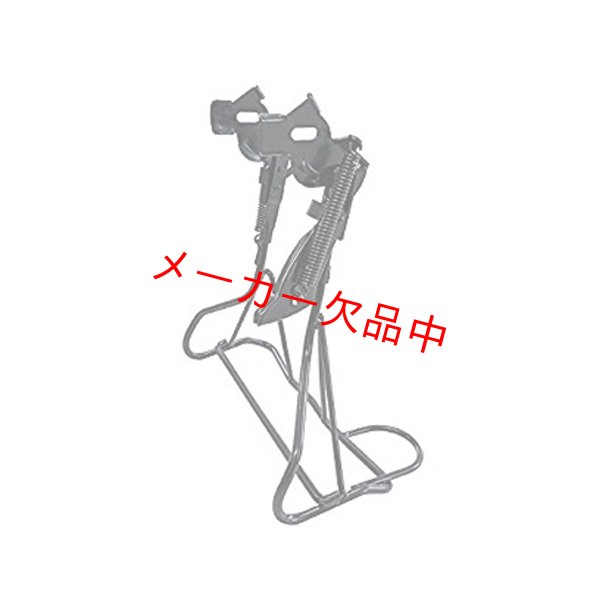 画像1: 昭和インダストリーズ　26インチ 業務用両立スタンド 配達くん W-15 ブラック (1)